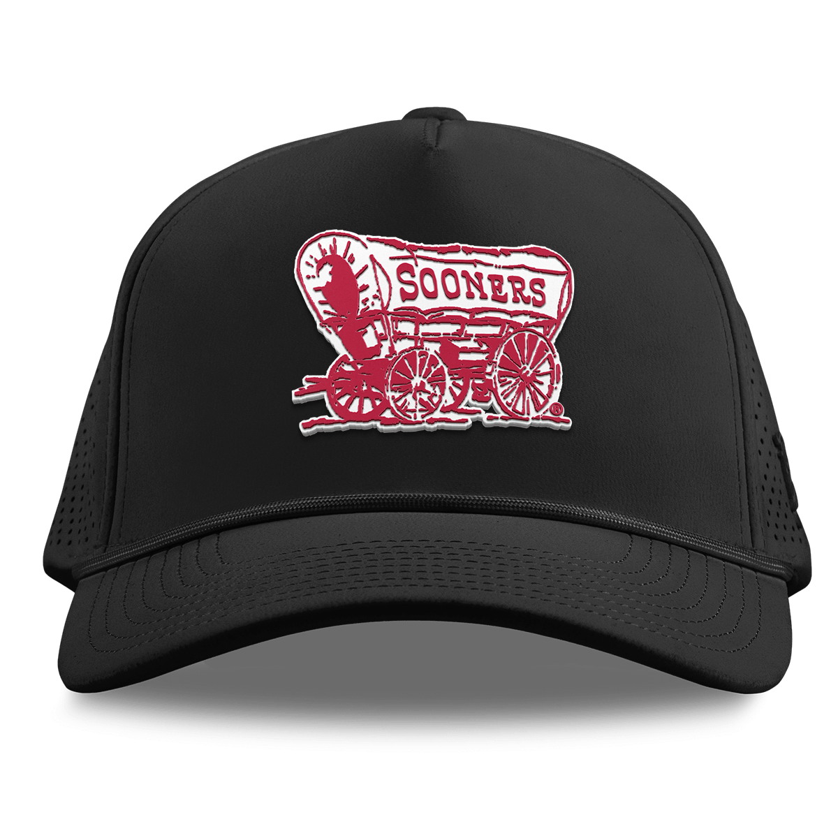 University of Oklahoma "Sooner Schooner" Curved Elite XGen™ 5 Panel Rope Black