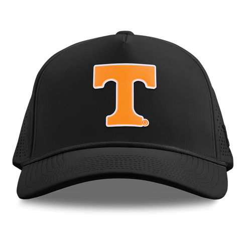 University of Tennessee "Tennessee Block" Curved Elite XGen™ 5 Panel Rope Black