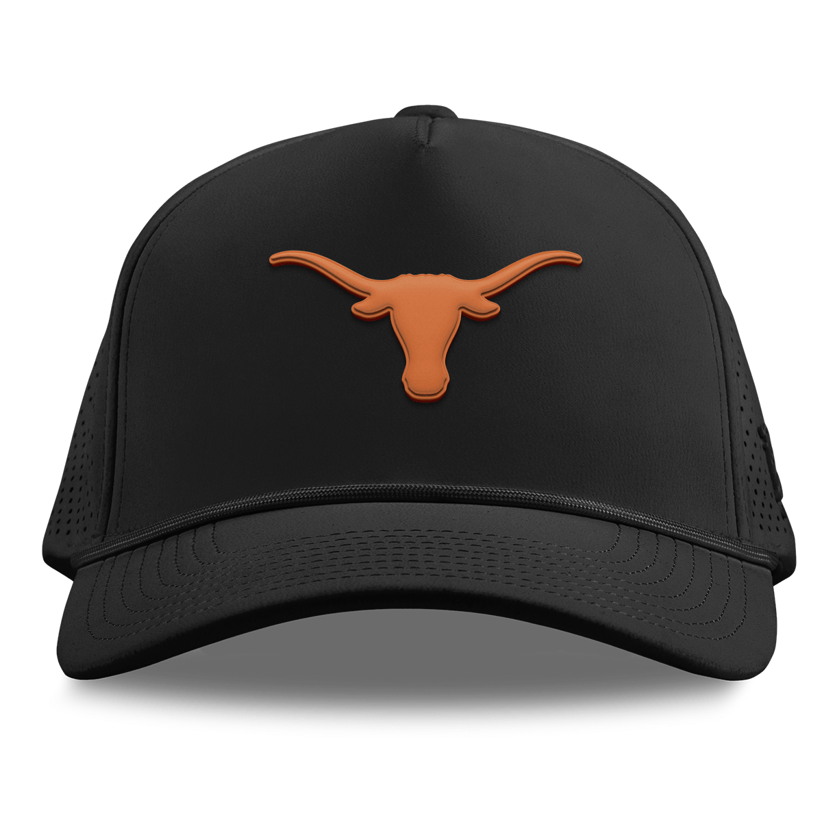 University of Texas "Texas Longhorn" Curved Elite XGen™ 5 Panel Rope Black
