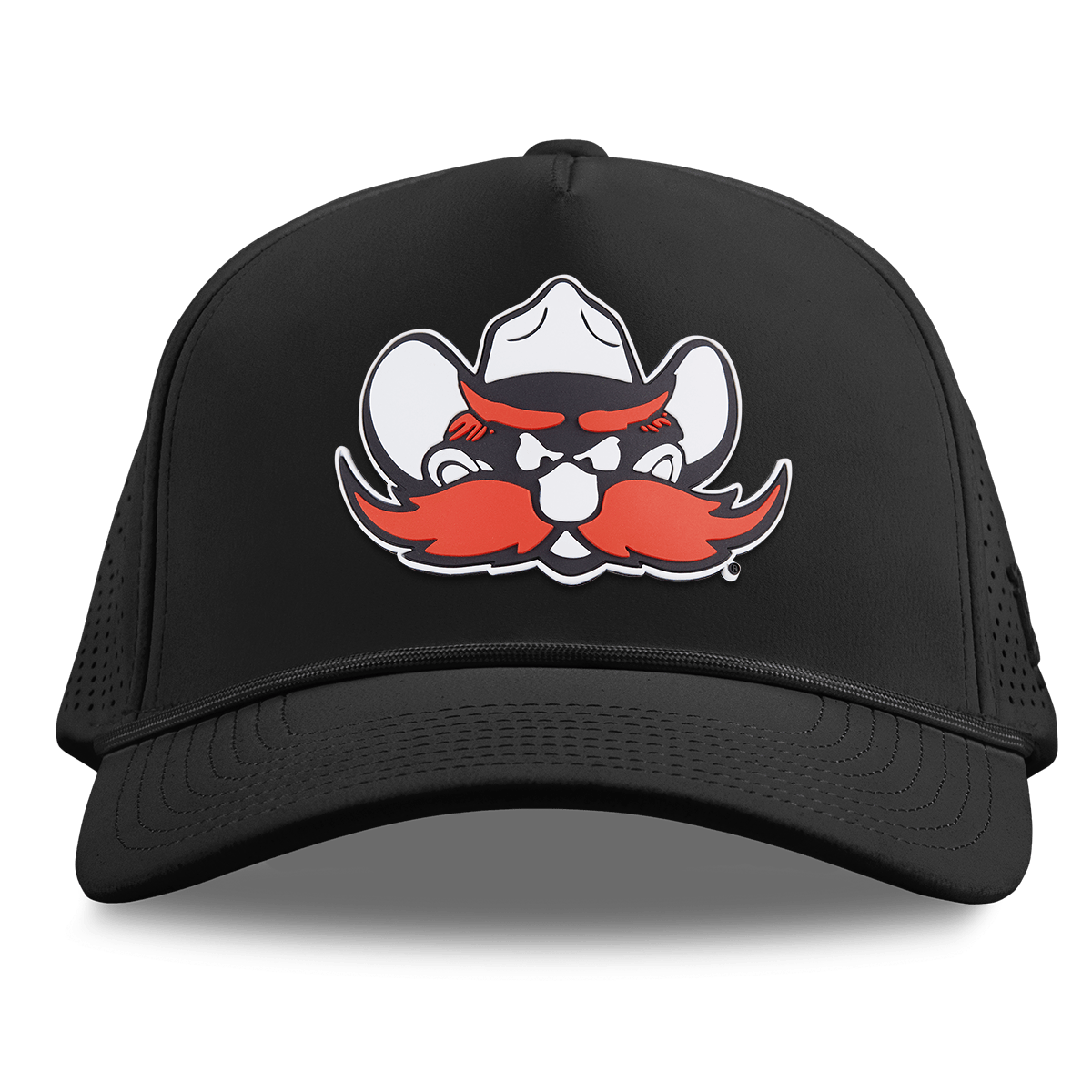 Texas Tech University "Texas Tech Raider" Red Curved Elite XGen™ 5 Panel Rope Black