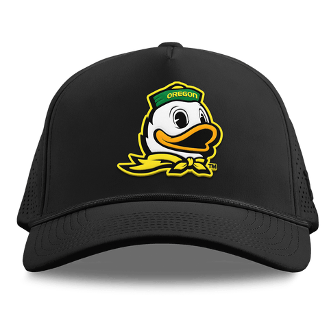 University of Oregon "The Duck" Curved Elite XGen™ 5 Panel Rope Black