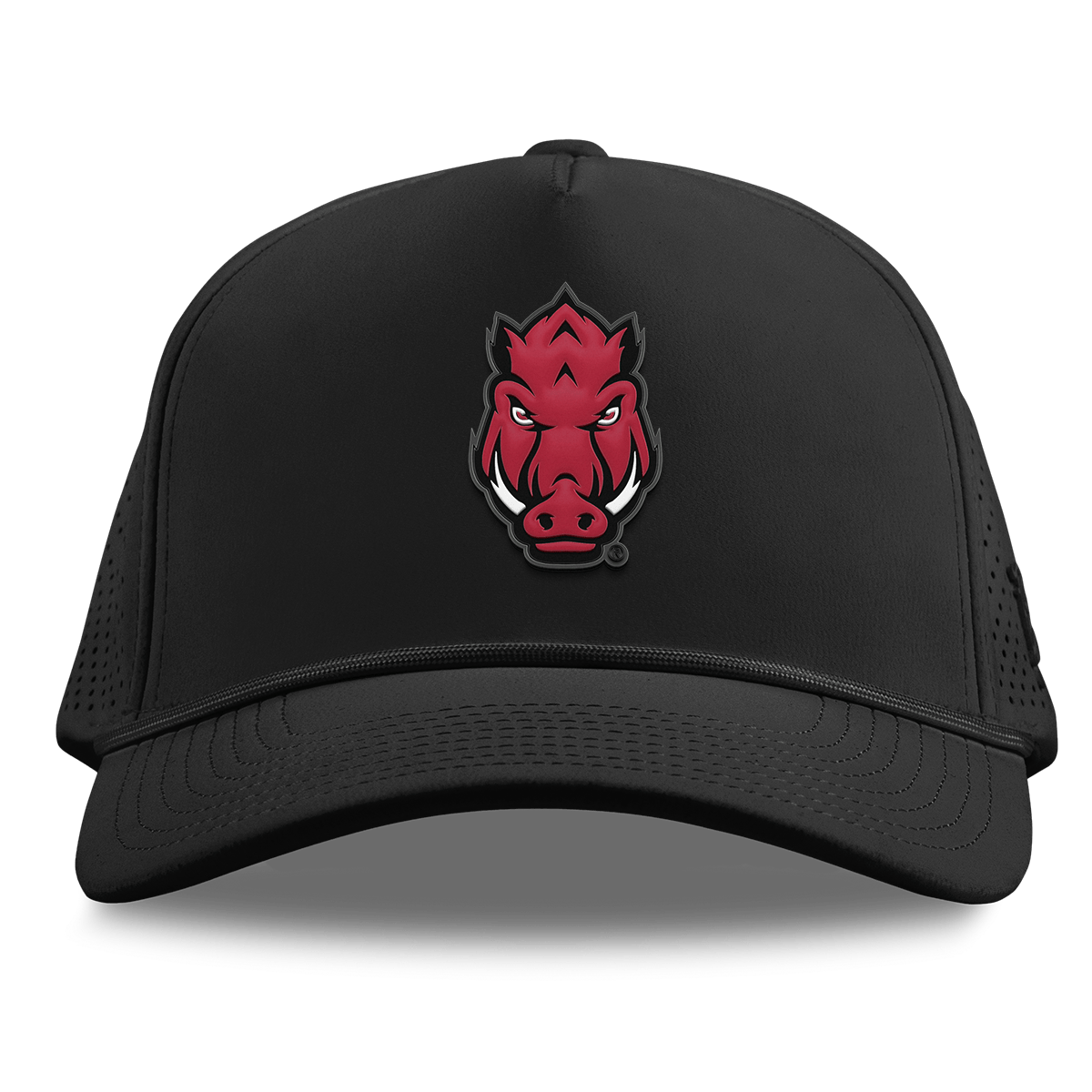 University of Arkansas "Tusk" Curved Elite XGen™ 5 Panel Rope Black