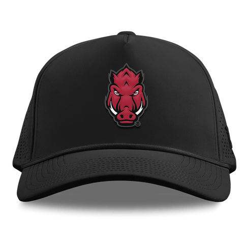 University of Arkansas "Tusk" Curved Elite XGen™ 5 Panel Rope Black