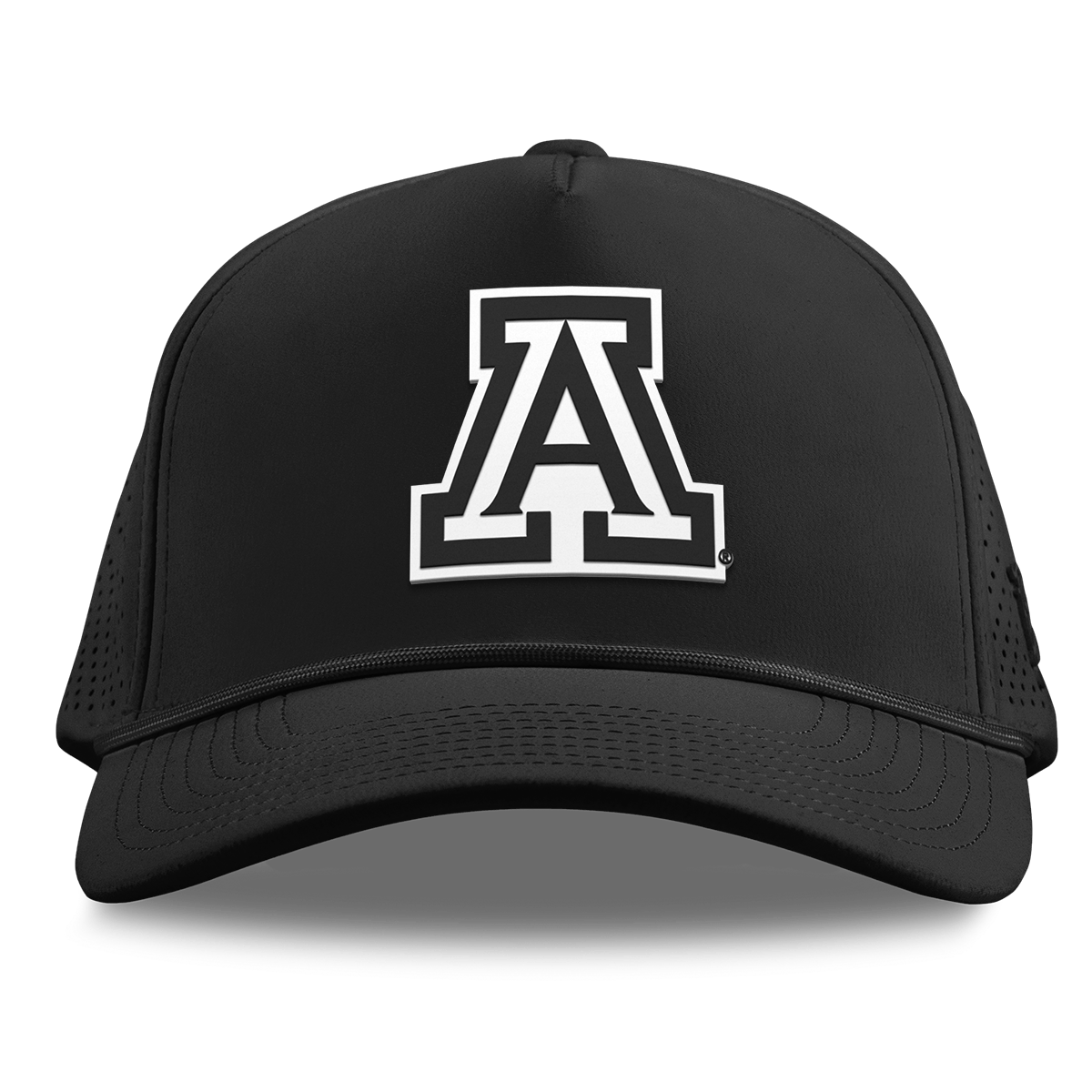 University of Arizona "Vintage Arizona Block" Curved Elite XGen™ 5 Panel Rope Black