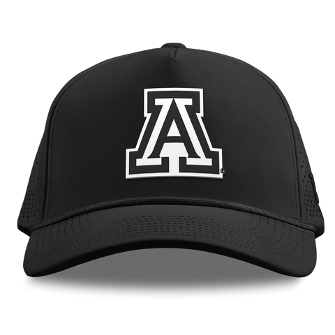 University of Arizona "Vintage Arizona Block" Curved Elite XGen™ 5 Panel Rope Black