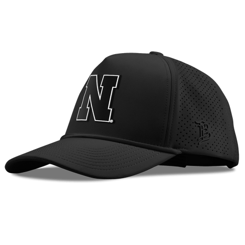 University of Nebraska "Vintage Nebraska Team Logo" Curved Elite XGen™ 5 Panel Rope Black