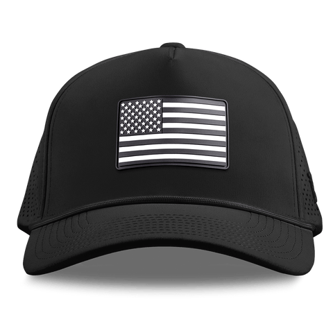 Vintage Old Glory Curved Elite XGen™ 5 Panel Rope Black