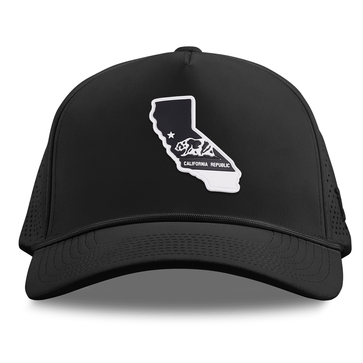 California Vintage Curved Elite XGen™ 5 Panel Rope Black