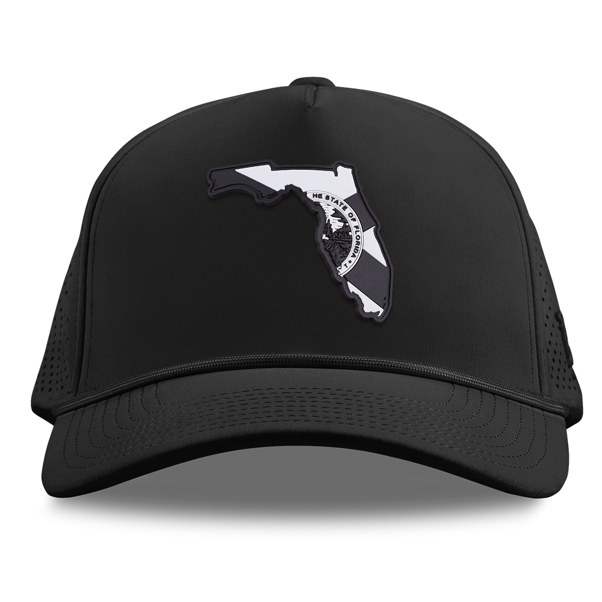 Florida Vintage Curved Elite XGen™ 5 Panel Rope Black
