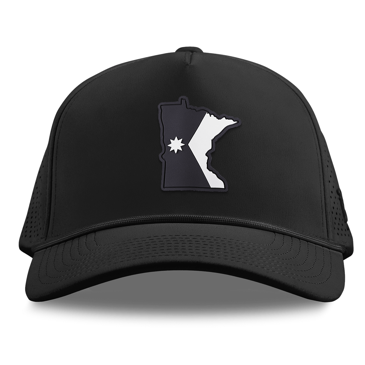 Minnesota Vintage Curved Elite XGen™ 5 Panel Rope Black