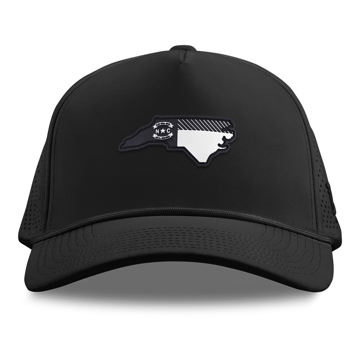 North Carolina Vintage Curved Elite XGen™ 5 Panel Rope Black