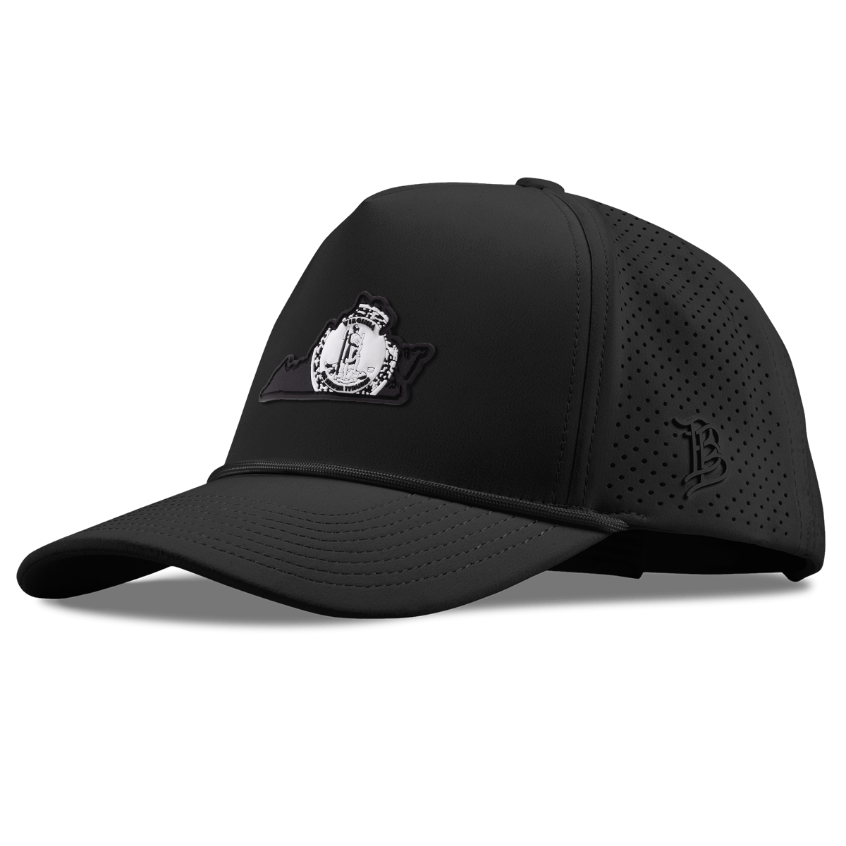 Virginia Vintage Curved Elite XGen™ 5 Panel Rope Black