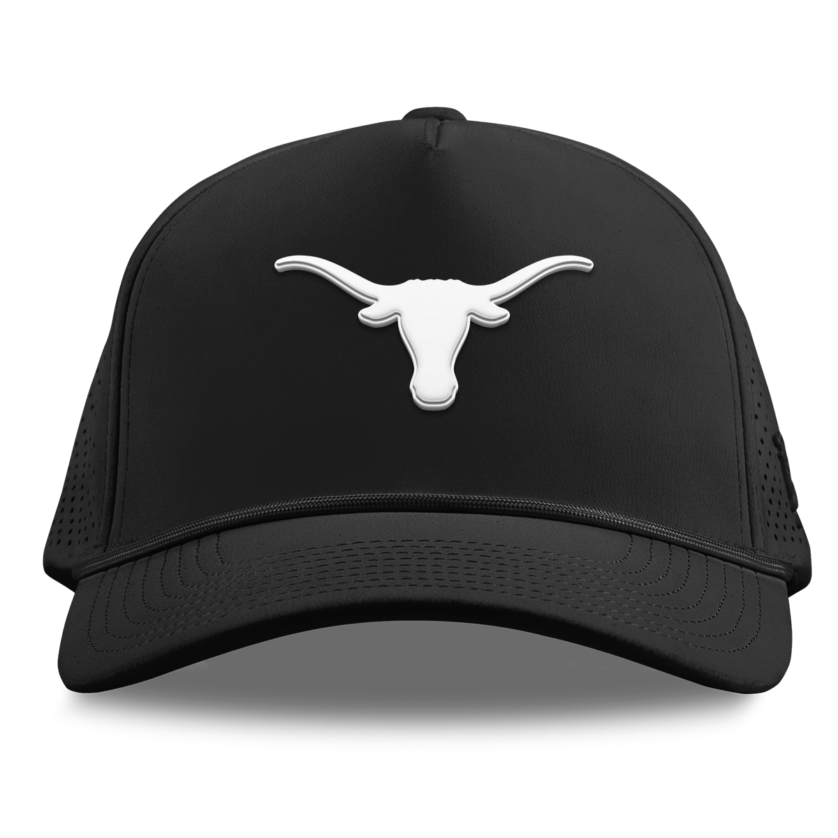 University of Texas "Vintage Texas Longhorn" Curved Elite XGen™ 5 Panel Rope Black