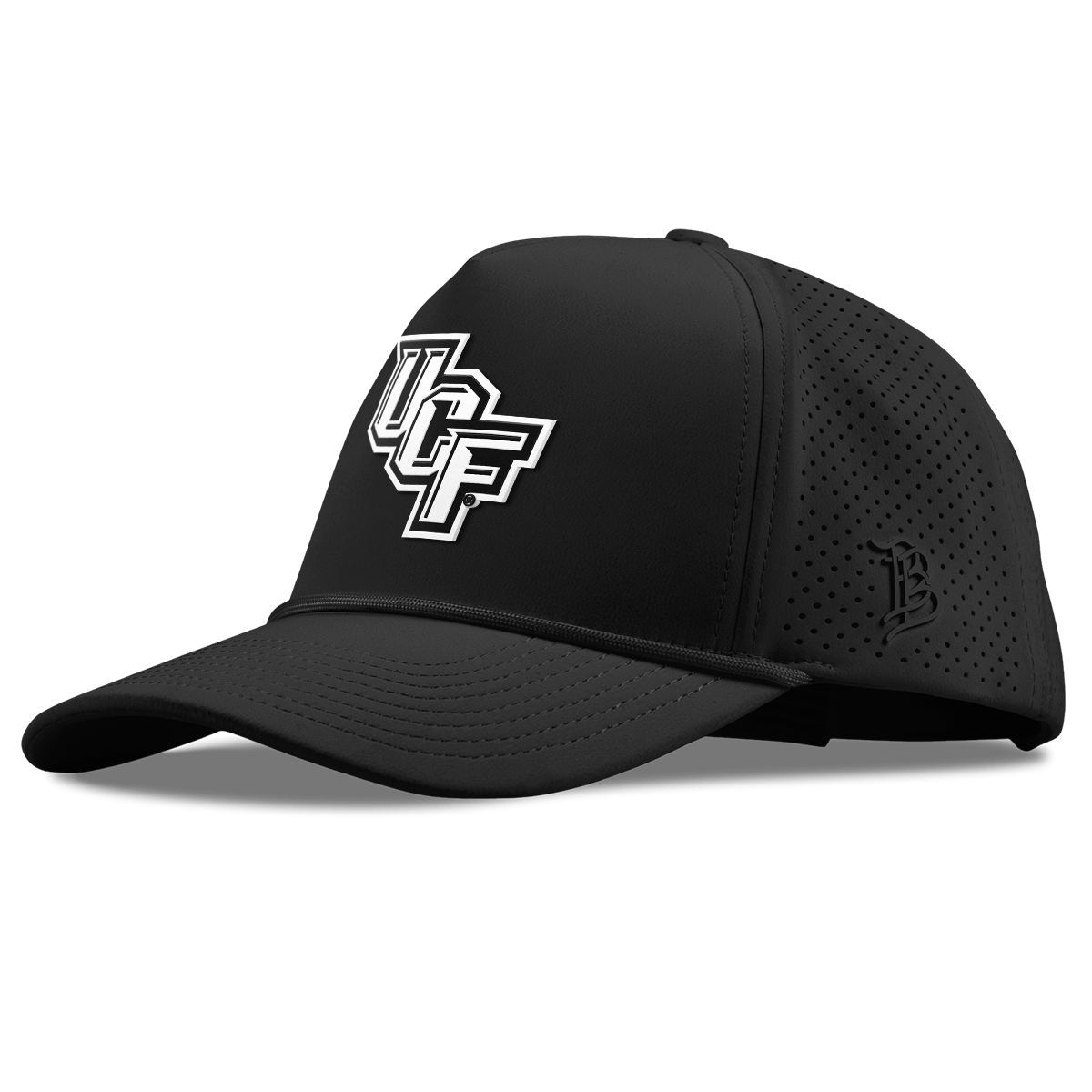 University of Central Florida "UCF Vintage Team Logo" Curved Elite XGen™ 5 Panel Rope Black