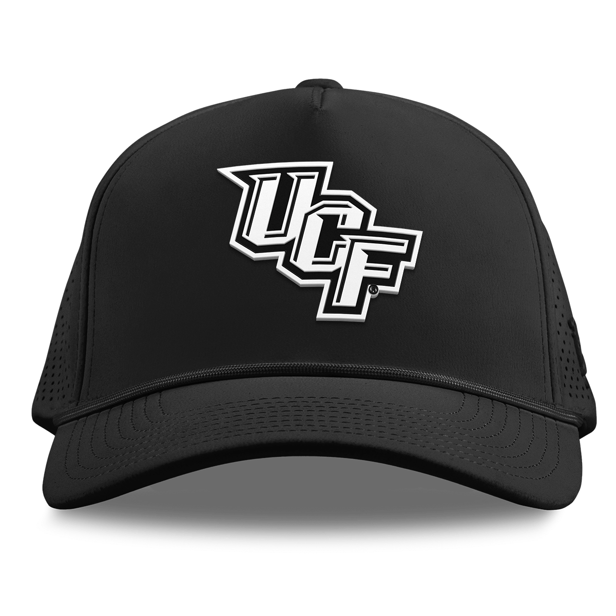University of Central Florida "UCF Vintage Team Logo" Curved Elite XGen™ 5 Panel Rope Black
