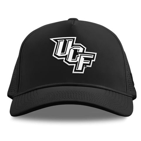 University of Central Florida "UCF Vintage Team Logo" Curved Elite XGen™ 5 Panel Rope Black