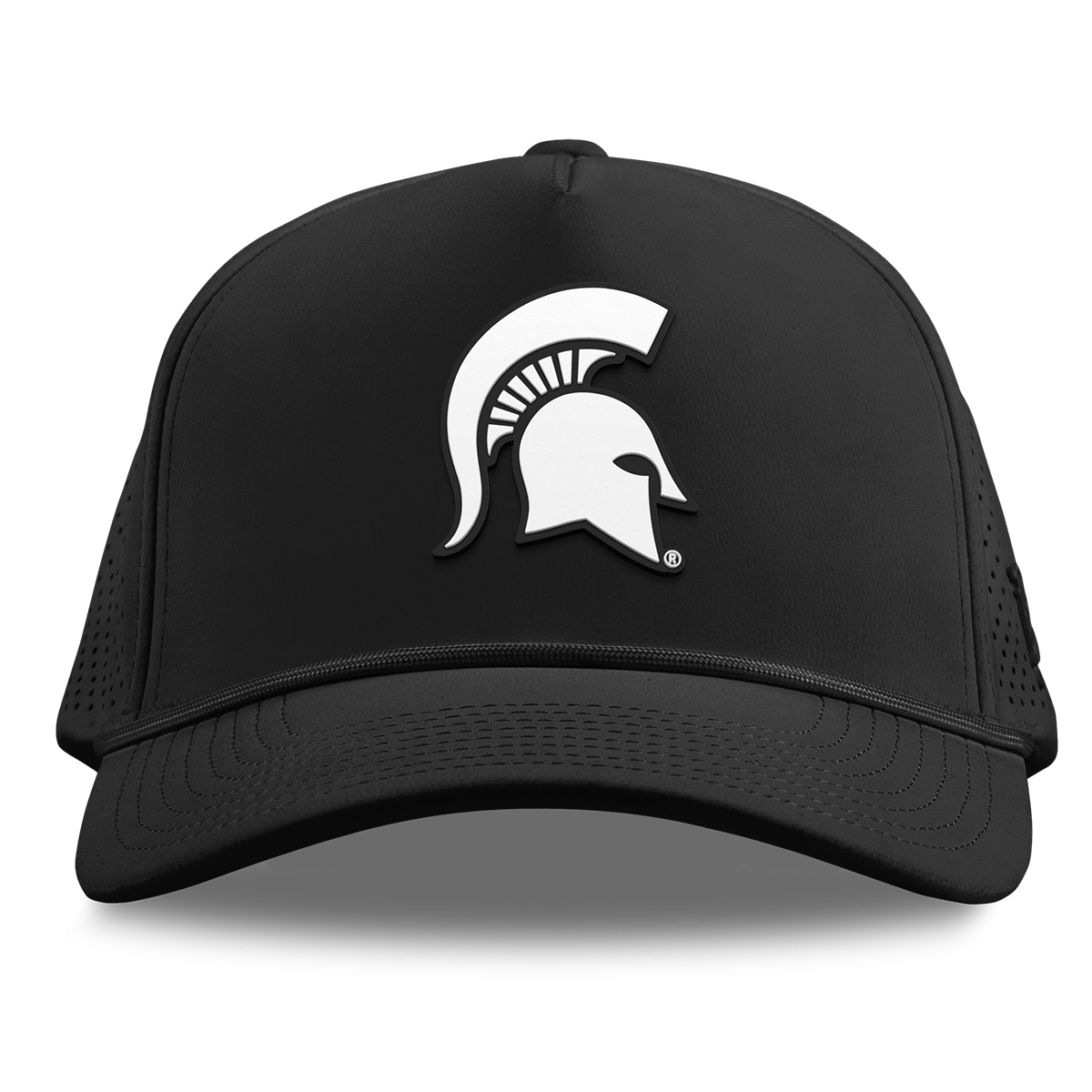 Michigan State University "Vintage MSU Team Logo" Curved Elite XGen™ 5 Panel Rope Black
