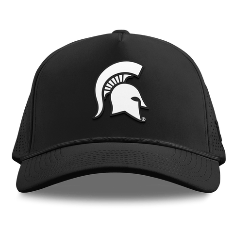 Michigan State University "Vintage MSU Team Logo" Curved Elite XGen™ 5 Panel Rope Black