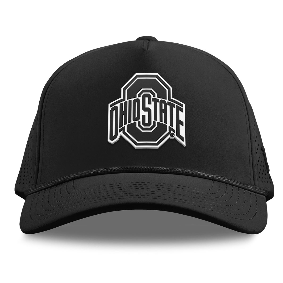 Ohio State University "Vintage Ohio State" Curved Elite XGen™ 5 Panel Rope Black