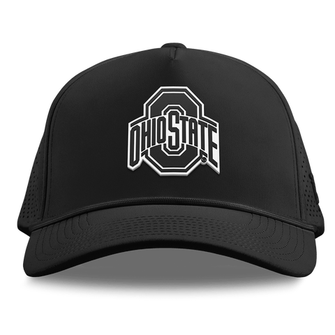 Ohio State University "Vintage Ohio State" Curved Elite XGen™ 5 Panel Rope Black
