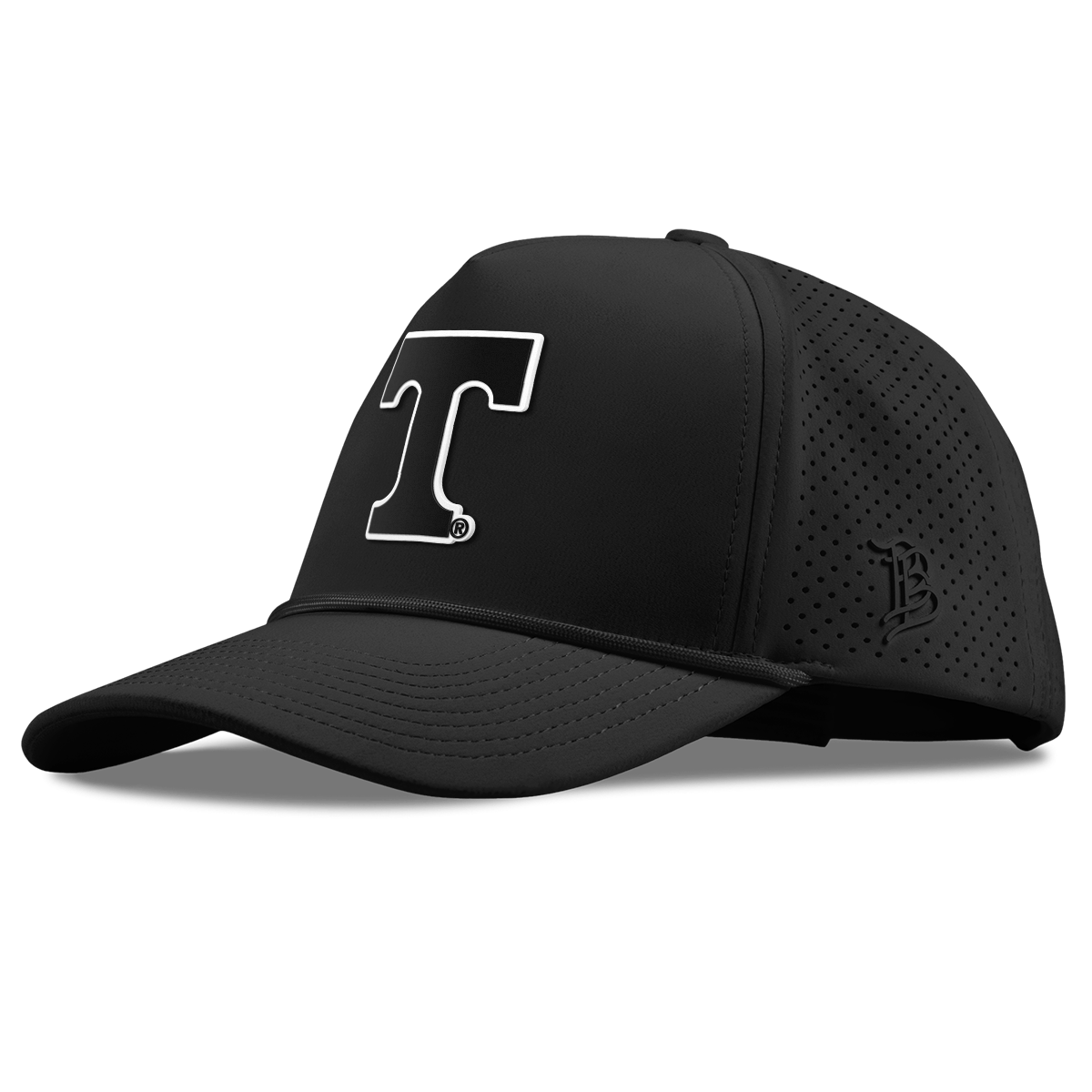 University of Tennessee "Vintage Tennessee Block" Curved Elite XGen™ 5 Panel Rope Black