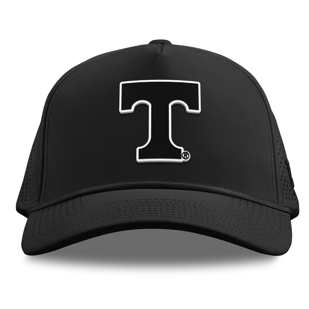 University of Tennessee "Vintage Tennessee Block" Curved Elite XGen™ 5 Panel Rope Black