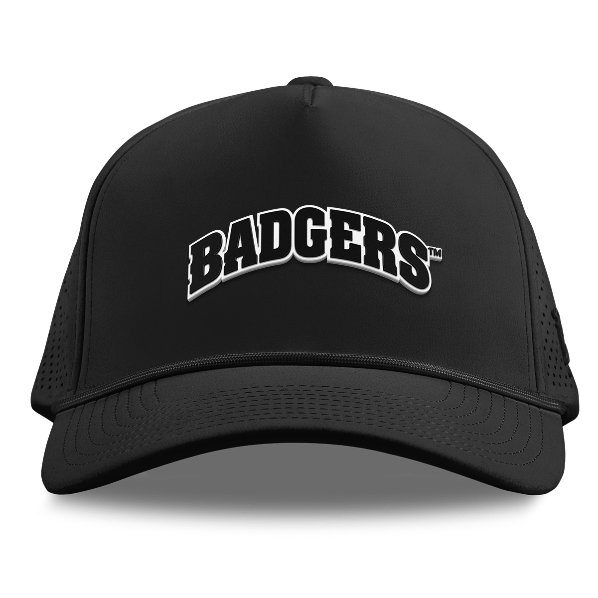 University of Wisconsin "Vintage Wisconsin" Curved Elite XGen™ 5 Panel Rope Black