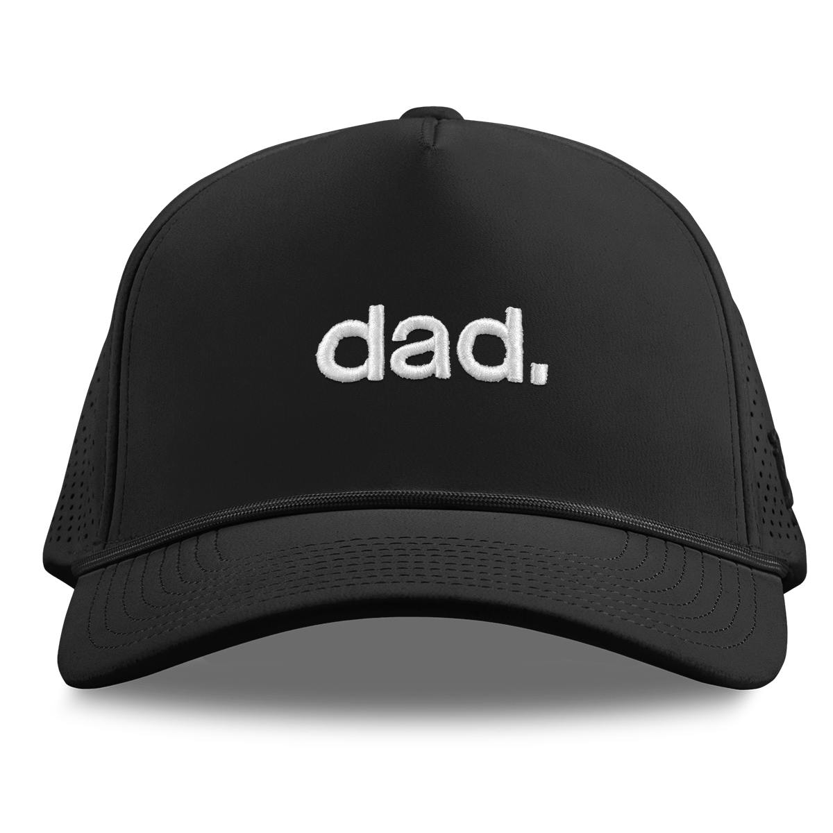 dad. Curved Elite XGen™ 5 Panel Rope Black