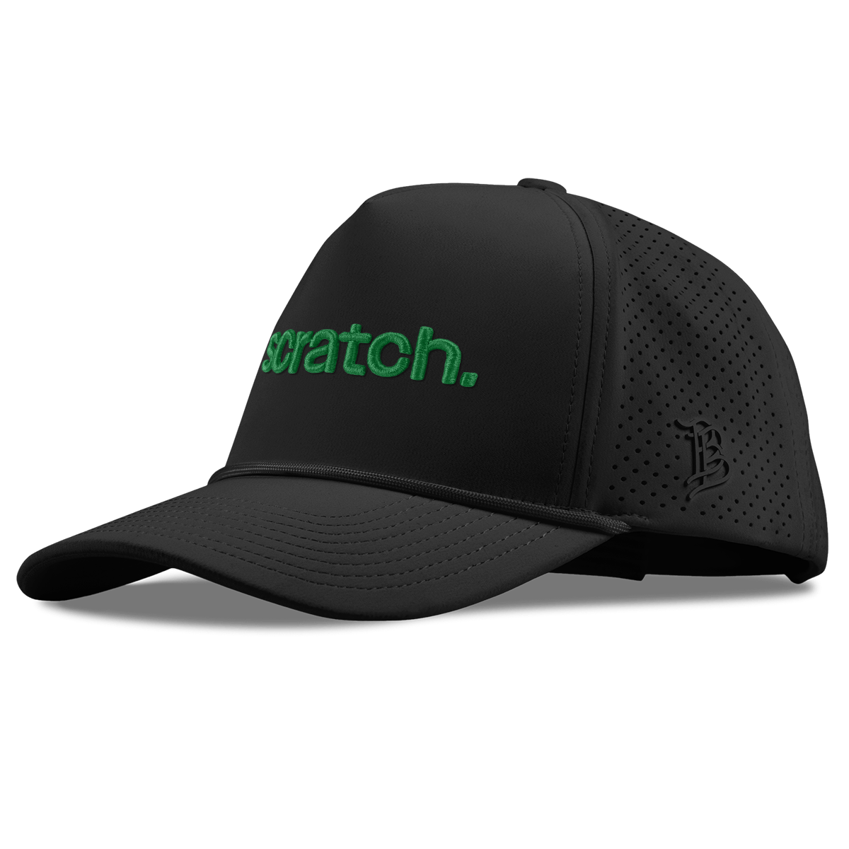 scratch. Curved Elite XGen™ 5 Panel Rope Black