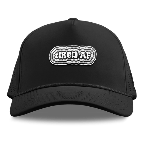 Tired AF Curved Elite XGen™ 5 Panel Rope Black