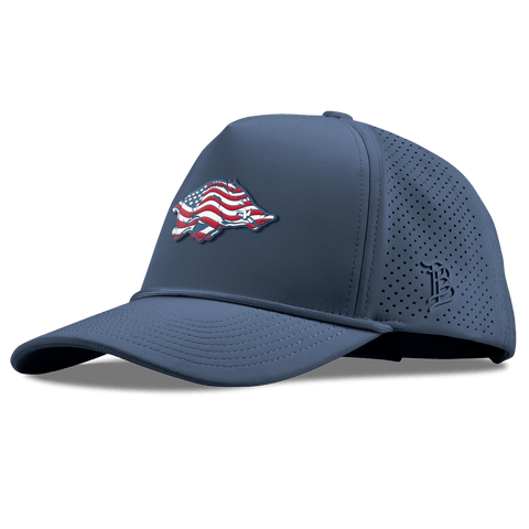 University of Arkansas "Arkansas Stars & Stripes" Curved Elite XGen™ 5 Panel Rope Orion