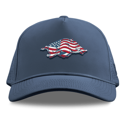 University of Arkansas "Arkansas Stars & Stripes" Curved Elite XGen™ 5 Panel Rope Orion