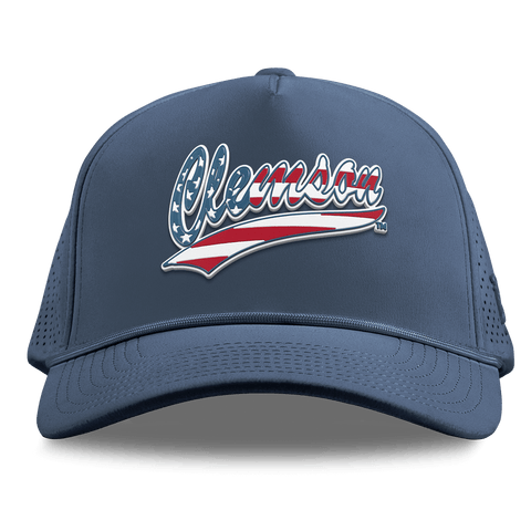 Clemson University "Clemson Stars & Stripes" Curved Elite XGen™ 5 Panel Rope Orion