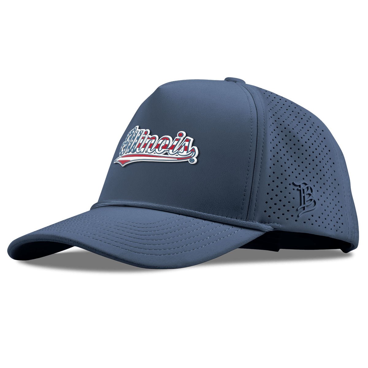 University of Illinois "Illinois Stars & Stripes" Curved Elite XGen™ 5 Panel Rope Orion