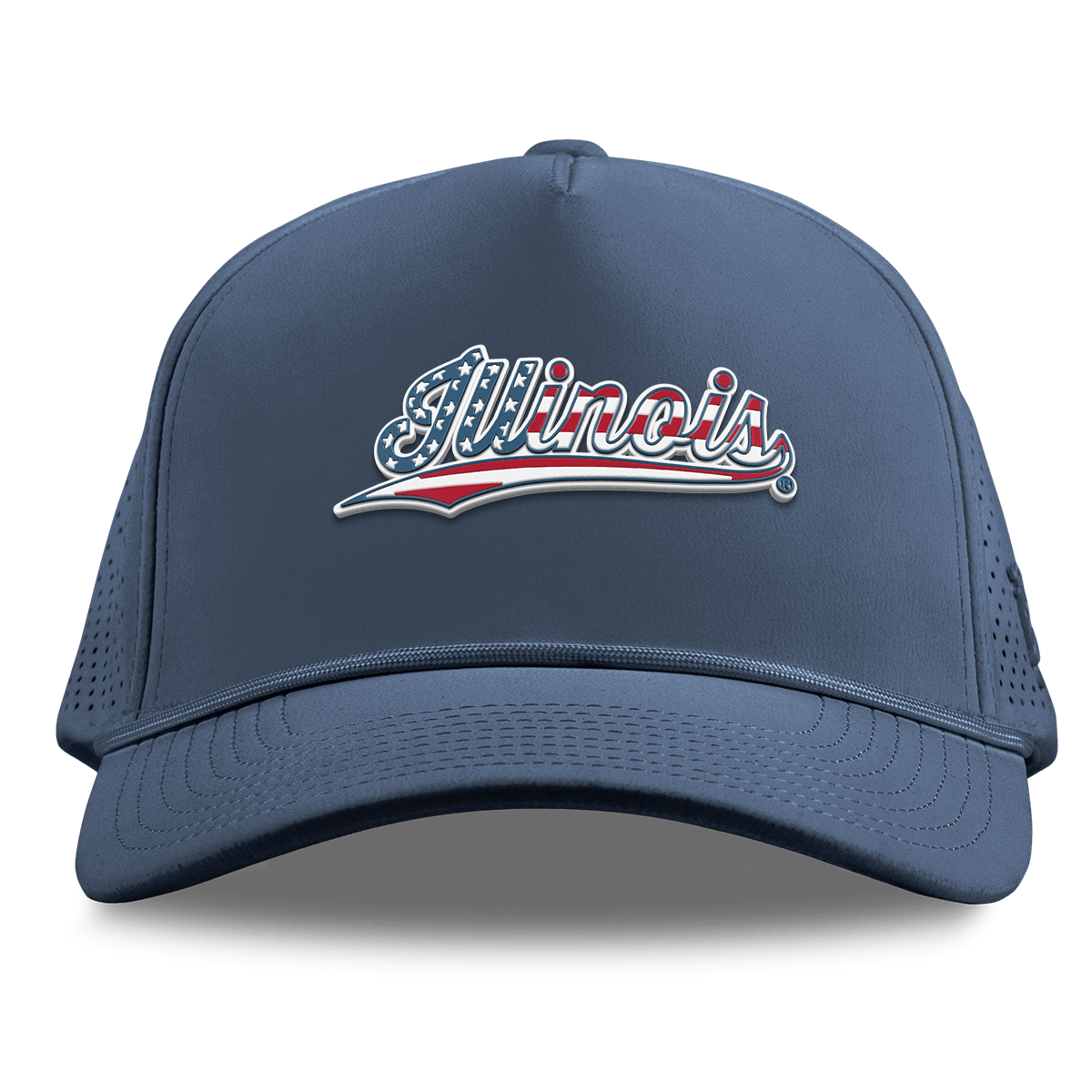 University of Illinois "Illinois Stars & Stripes" Curved Elite XGen™ 5 Panel Rope Orion
