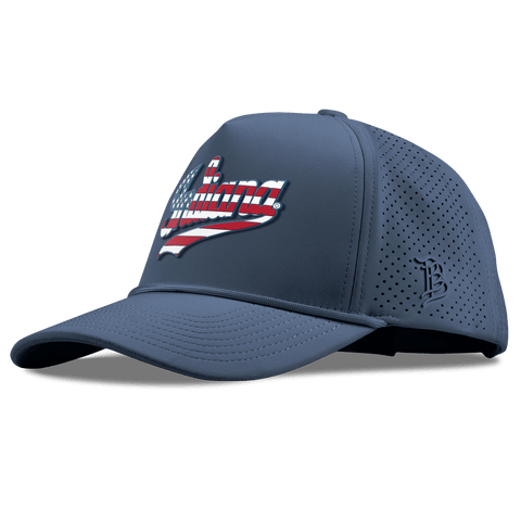 Indiana University "Indiana Stars & Stripes" Curved Elite XGen™ 5 Panel Rope Orion