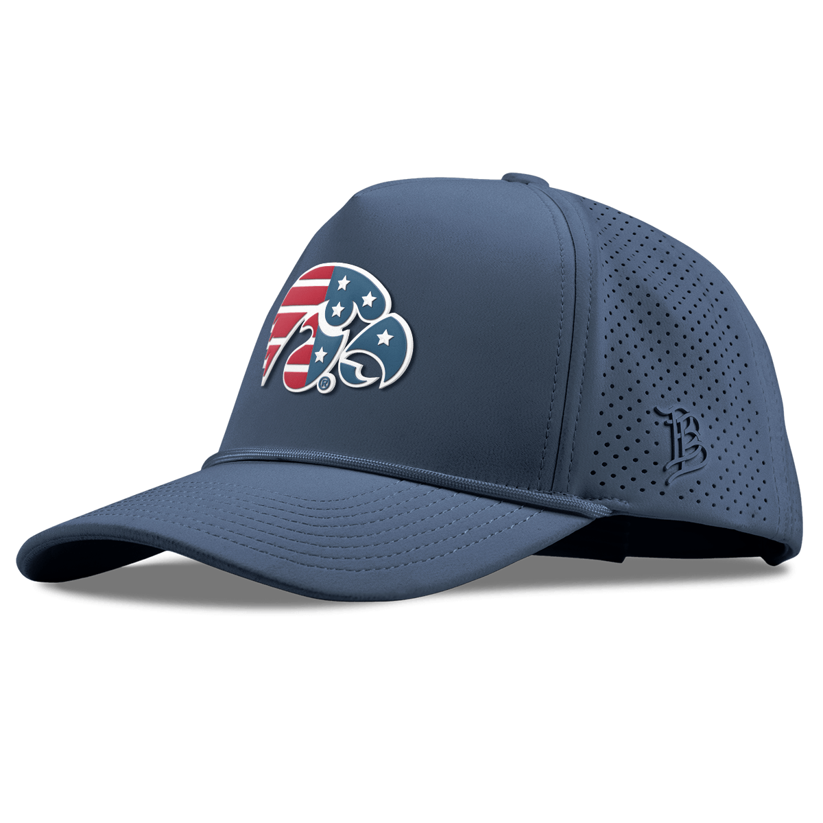 University of Iowa "Iowa Stars & Stripes" Curved Elite XGen™ 5 Panel Rope Orion