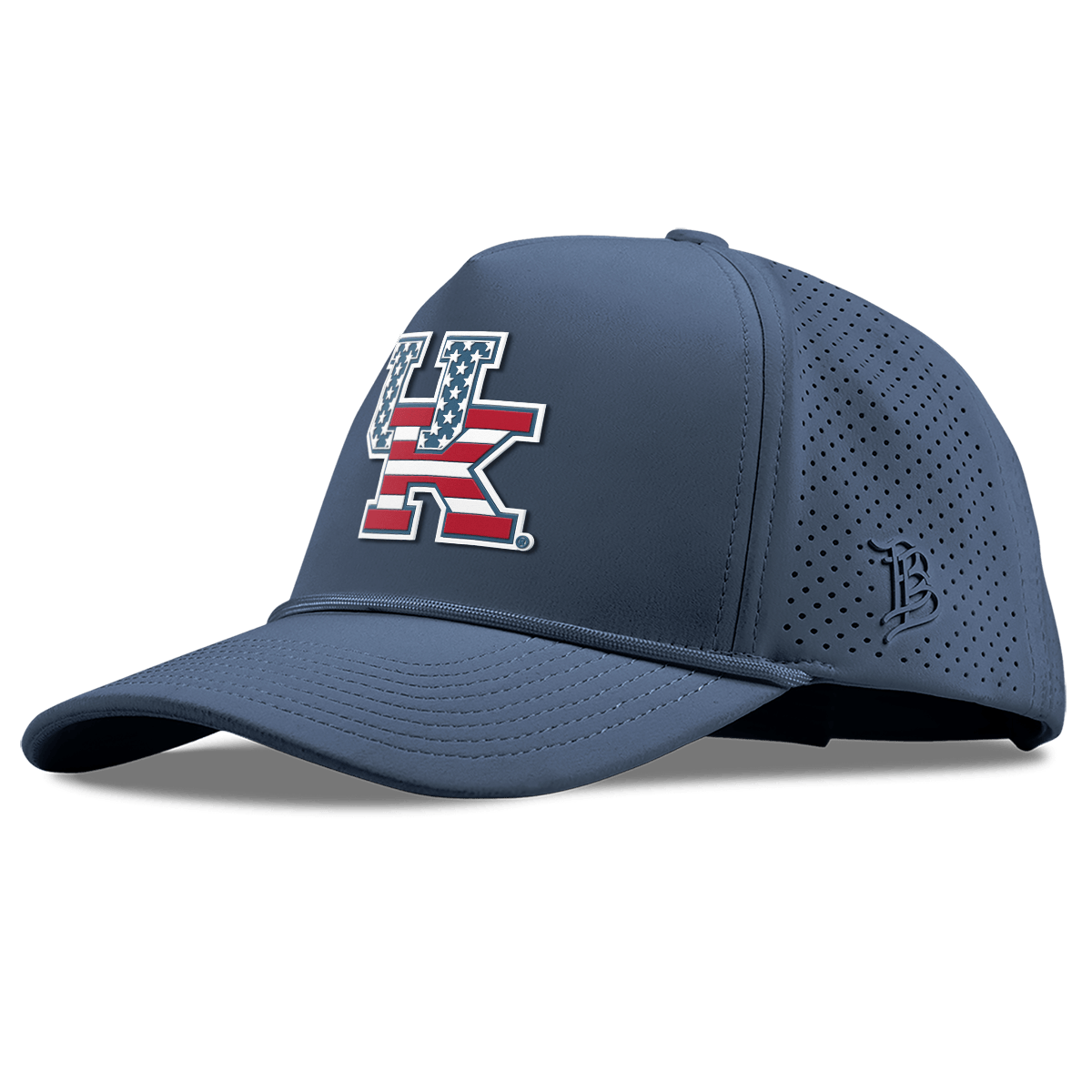 University of Kentucky "Kentucky Stars & Stripes" Curved Elite XGen® 5 Panel Rope Orion