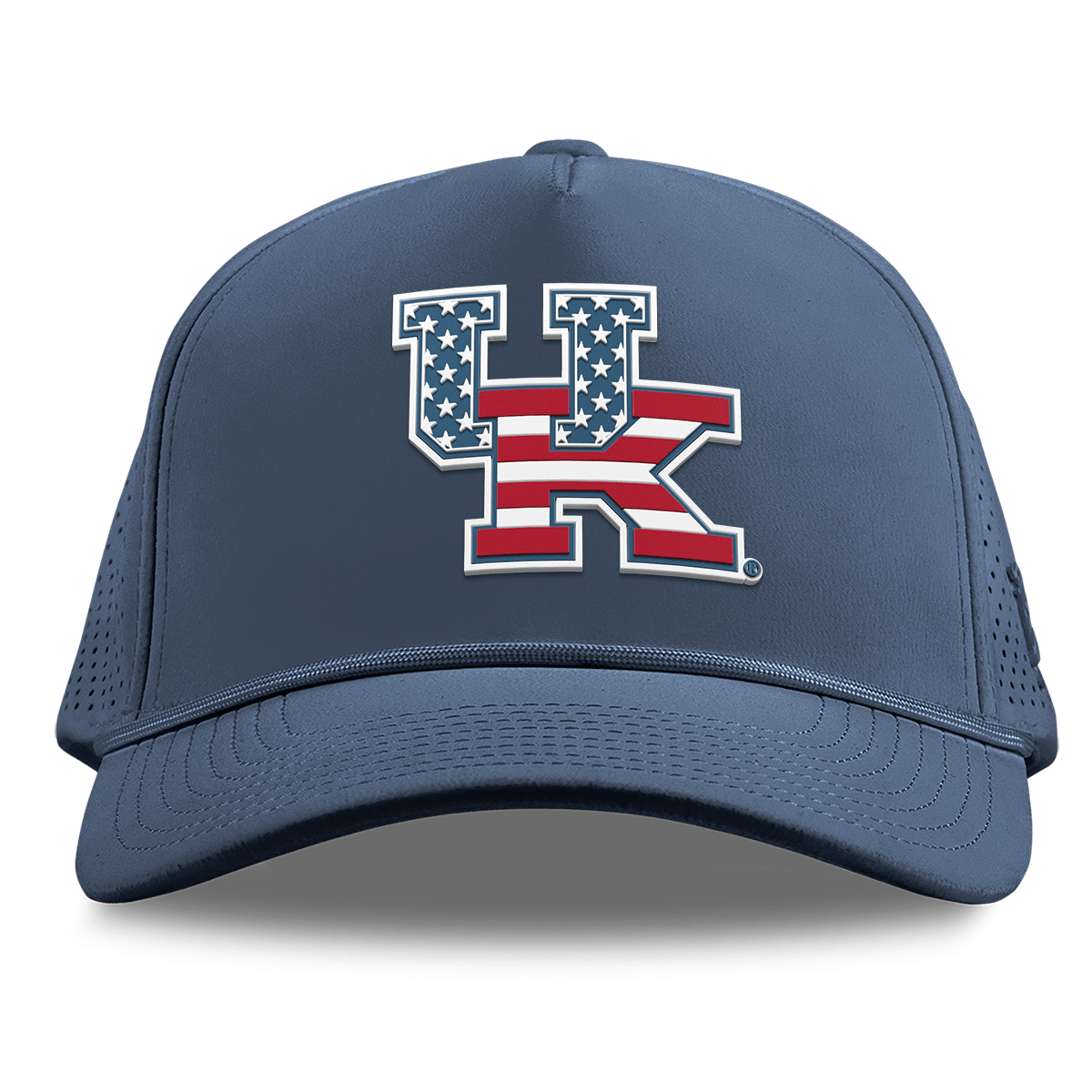 University of Kentucky "Kentucky Stars & Stripes" Curved Elite XGen® 5 Panel Rope Orion