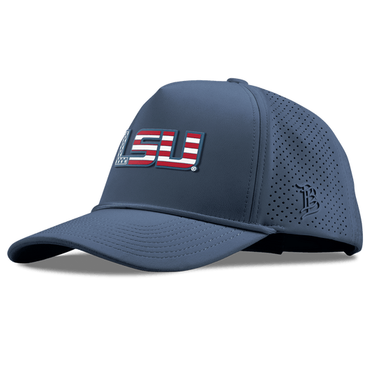 Louisiana State University "LSU Stars & Stripes" Curved Elite XGen™ 5 Panel Rope Orion