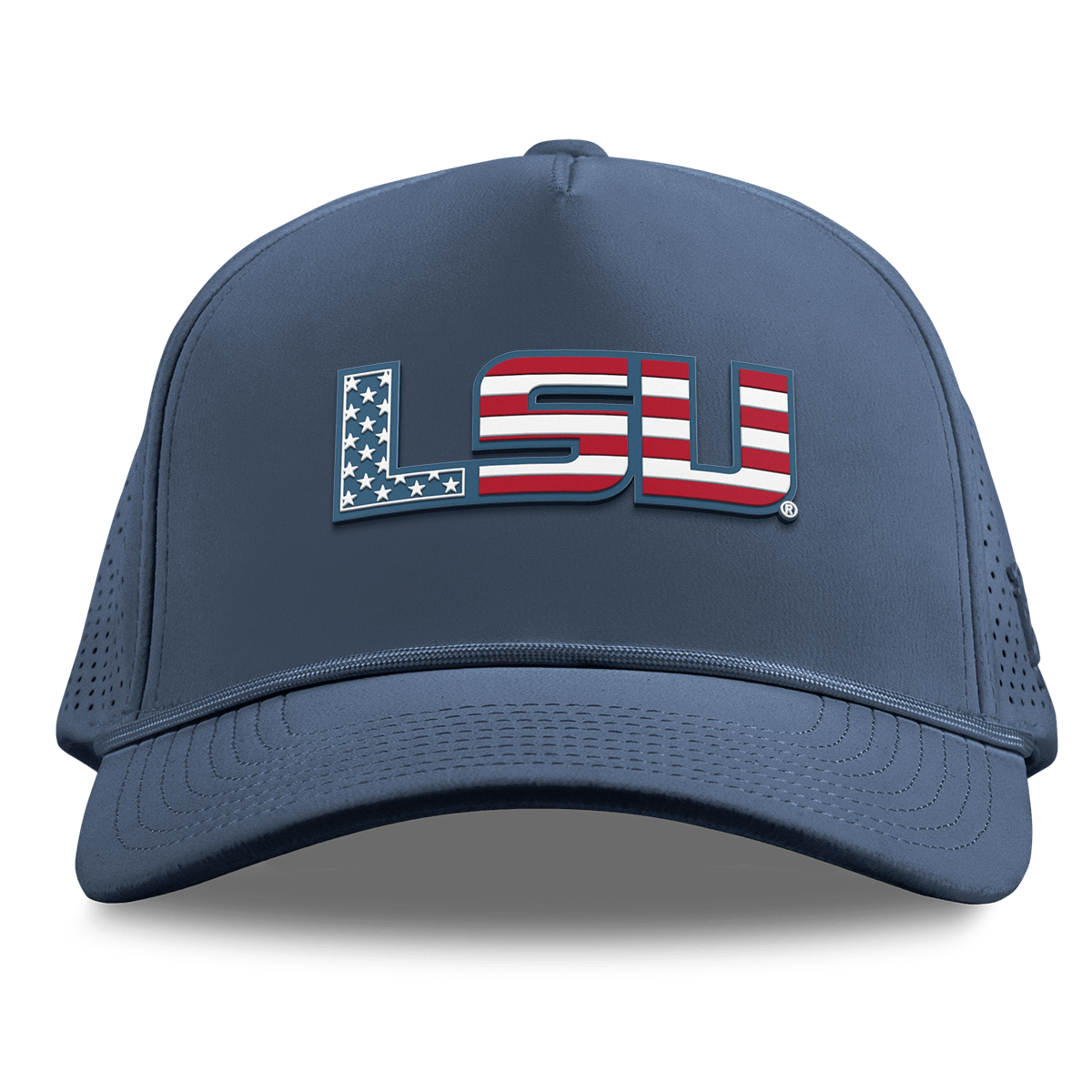 Louisiana State University "LSU Stars & Stripes" Curved Elite XGen™ 5 Panel Rope Orion