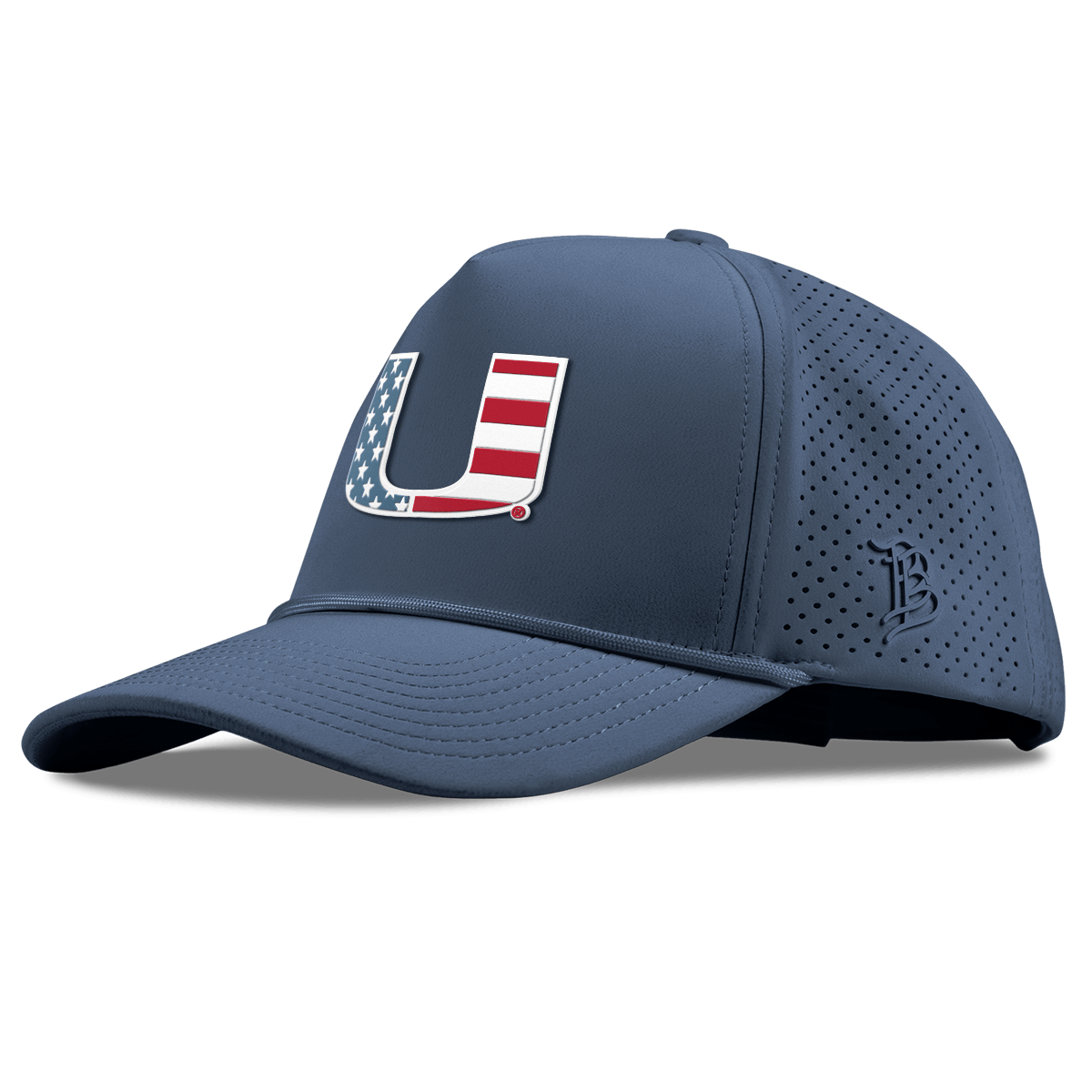 University of Miami "Miami Stars & Stripes" Curved Elite XGen™ 5 Panel Rope Orion