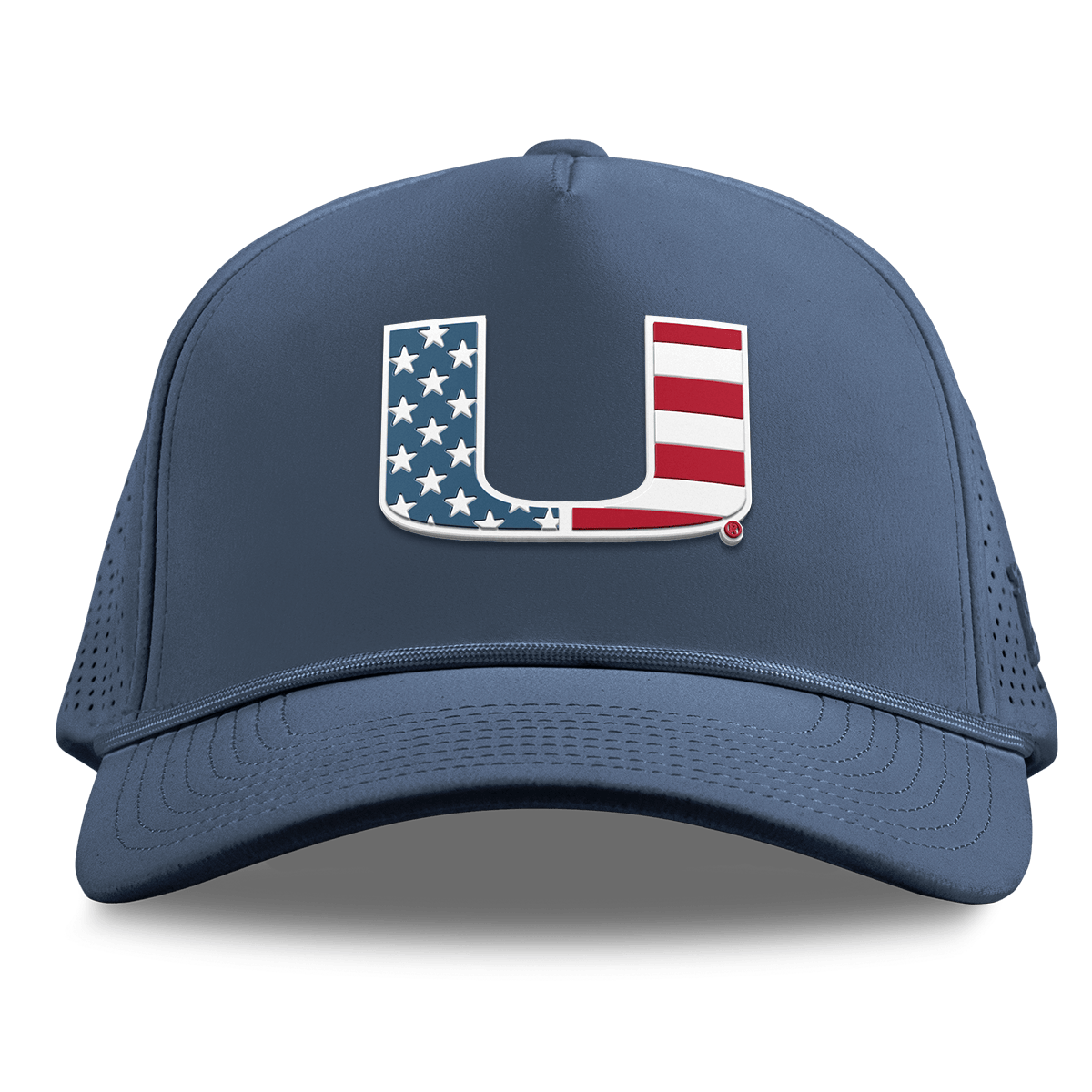 University of Miami "Miami Stars & Stripes" Curved Elite XGen™ 5 Panel Rope Orion