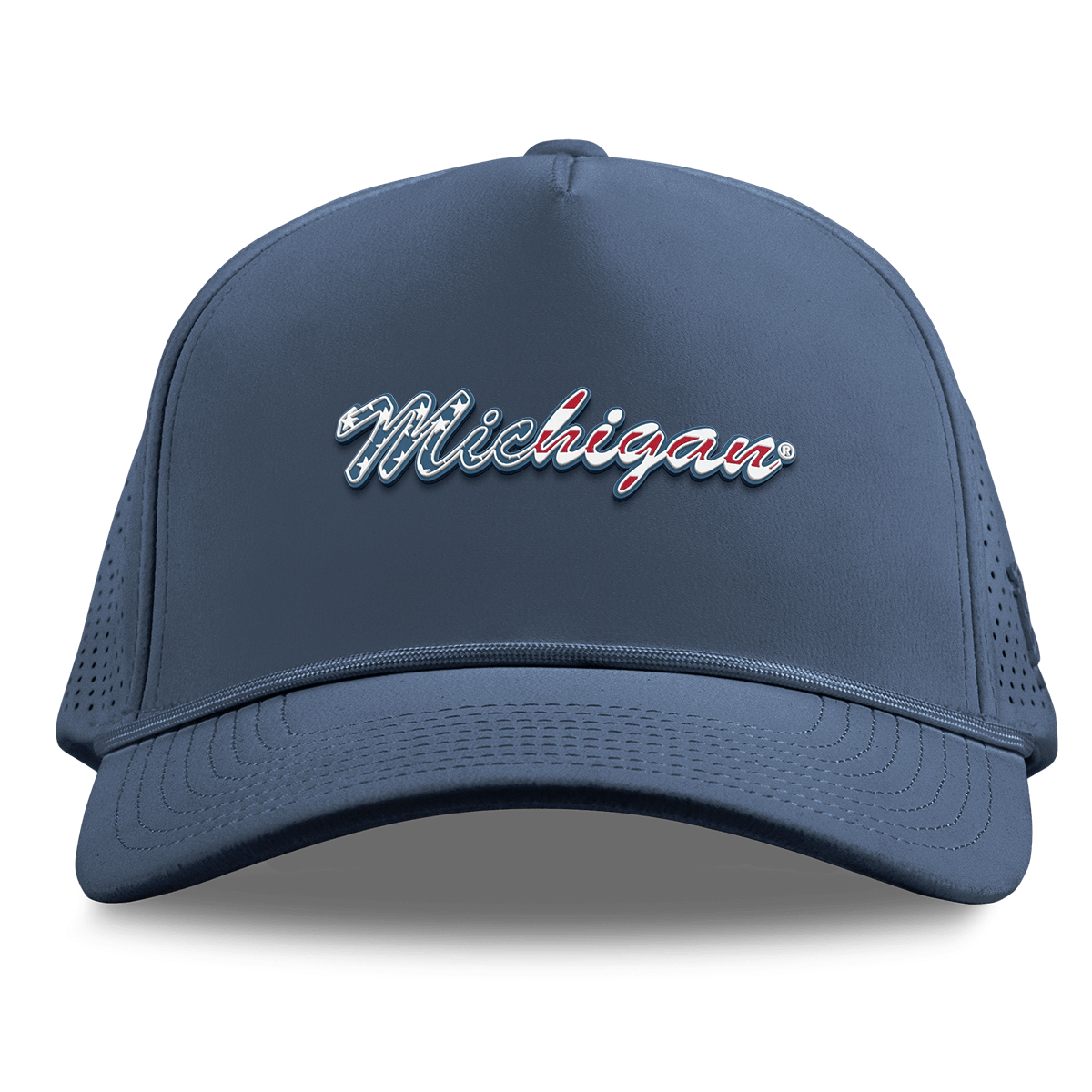 University of Michigan "Michigan Stars & Stripes" Curved Elite XGen™ 5 Panel Rope Orion