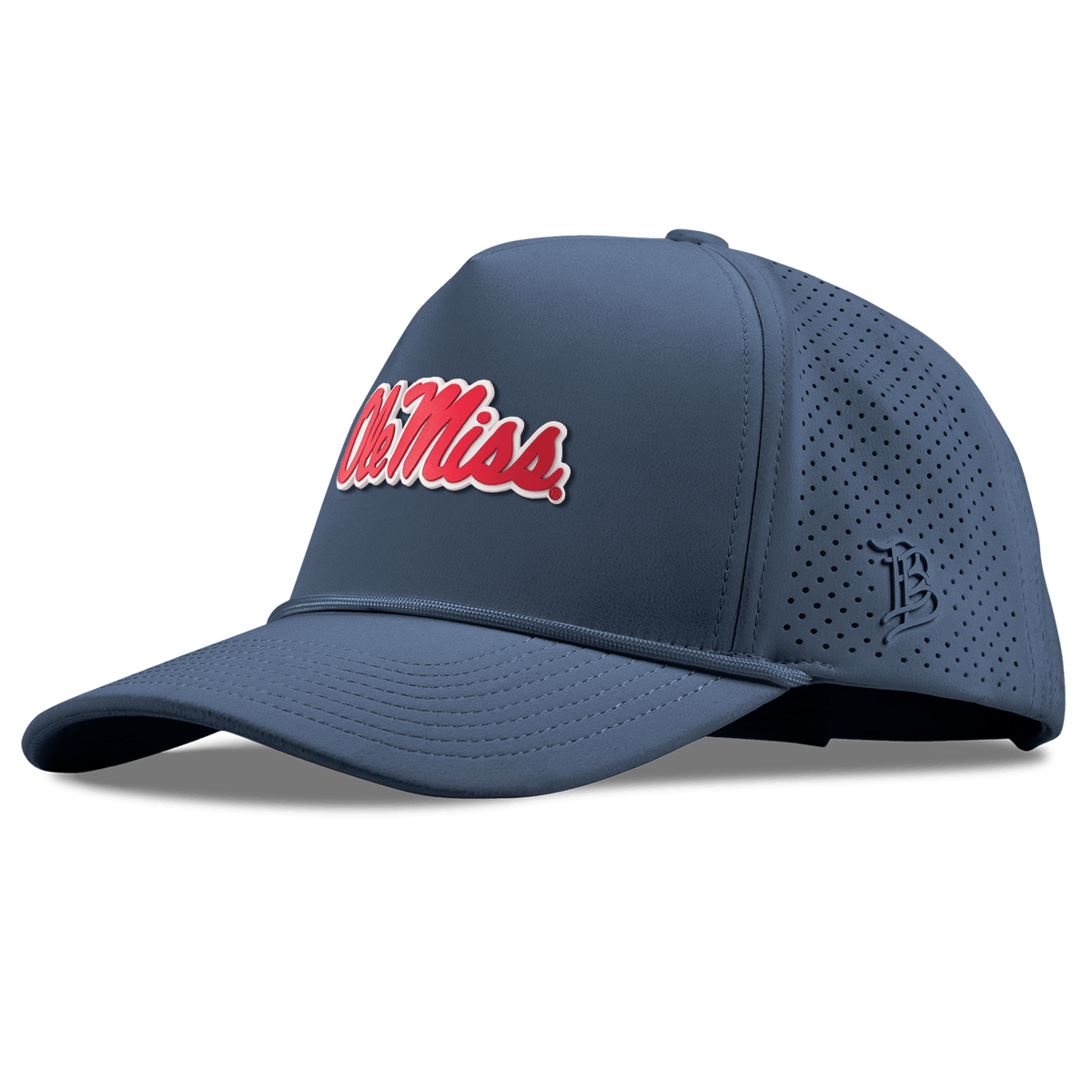 University of Mississippi "Ole Miss Crimson Script" Curved Elite XGen™ 5 Panel Rope Orion