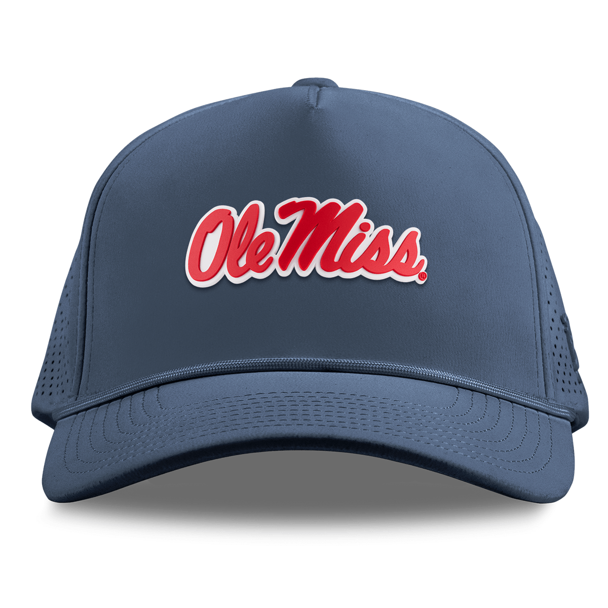 University of Mississippi "Ole Miss Crimson Script" Curved Elite XGen™ 5 Panel Rope Orion
