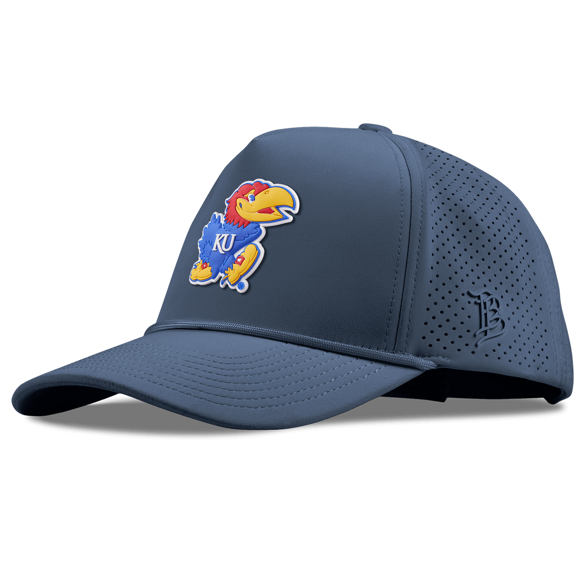 University of Kansas "Rock Chalk Jayhawk" Curved Elite XGen™ 5 Panel Rope Orion