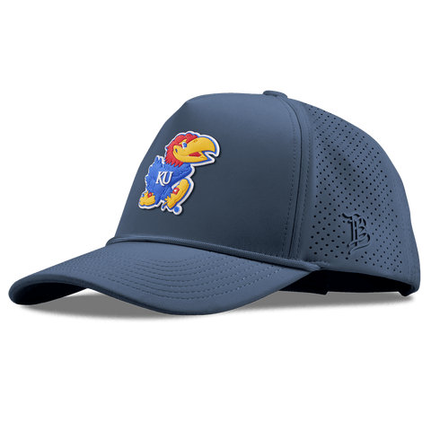 University of Kansas "Rock Chalk Jayhawk" Curved Elite XGen™ 5 Panel Rope Orion