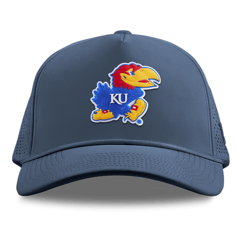 University of Kansas "Rock Chalk Jayhawk" Curved Elite XGen™ 5 Panel Rope Orion