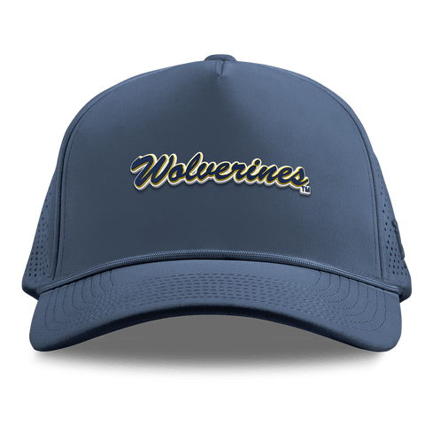 University of Michigan "Wolverines Script" Curved Elite XGen™ 5 Panel Rope Orion